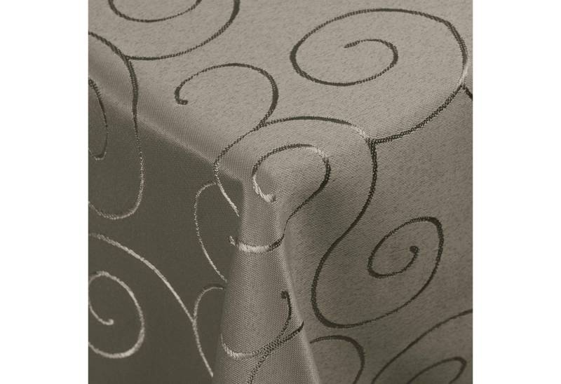 DecoHomeTextil Heimtextilmanufaktur Tischdecke Kringel Circle Tafeldecke Ornamente Damast Tischdecke von DecoHomeTextil Heimtextilmanufaktur