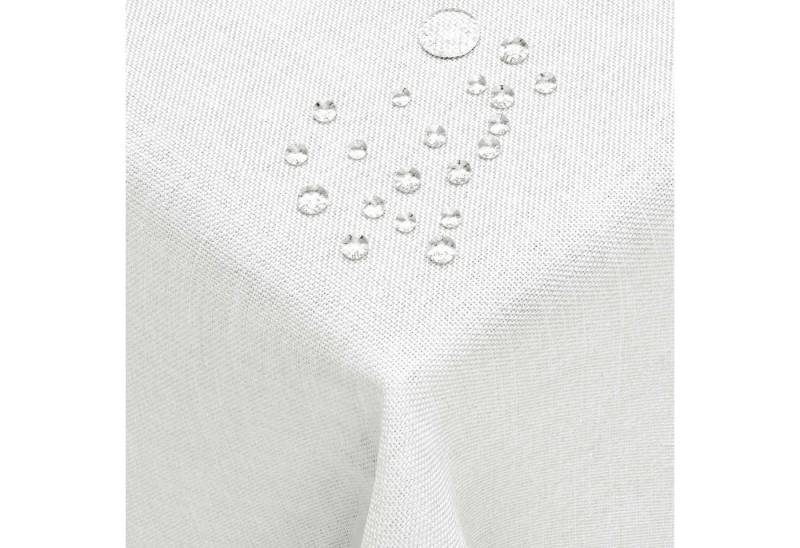 DecoHomeTextil Heimtextilmanufaktur Tischdecke Leinen Optik Tischdecke Tischtuch Abwaschbar Wasserabweisend von DecoHomeTextil Heimtextilmanufaktur