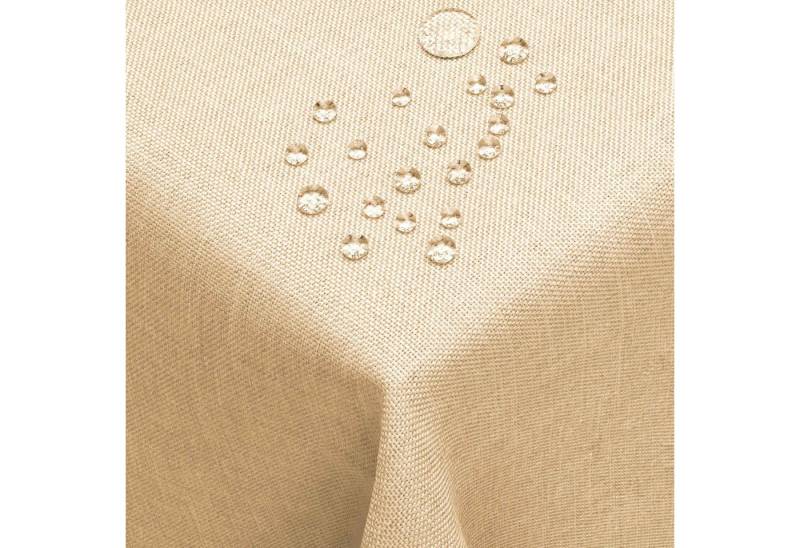 DecoHomeTextil Heimtextilmanufaktur Tischdecke Leinen Optik Tischdecke Tischtuch Abwaschbar Wasserabweisend von DecoHomeTextil Heimtextilmanufaktur