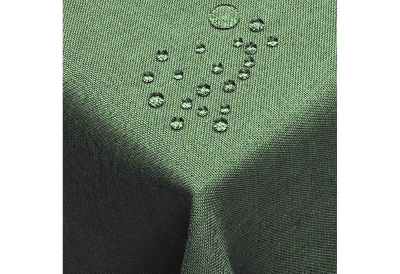 DecoHomeTextil Heimtextilmanufaktur Tischdecke Leinen Optik Tischdecke Tischtuch Abwaschbar Wasserabweisend von DecoHomeTextil Heimtextilmanufaktur
