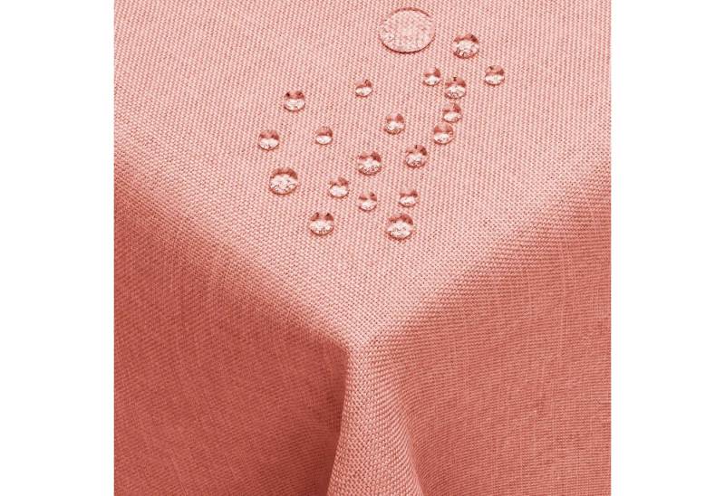 DecoHomeTextil Heimtextilmanufaktur Tischdecke Leinen Optik Tischdecke Tischtuch Abwaschbar Wasserabweisend von DecoHomeTextil Heimtextilmanufaktur