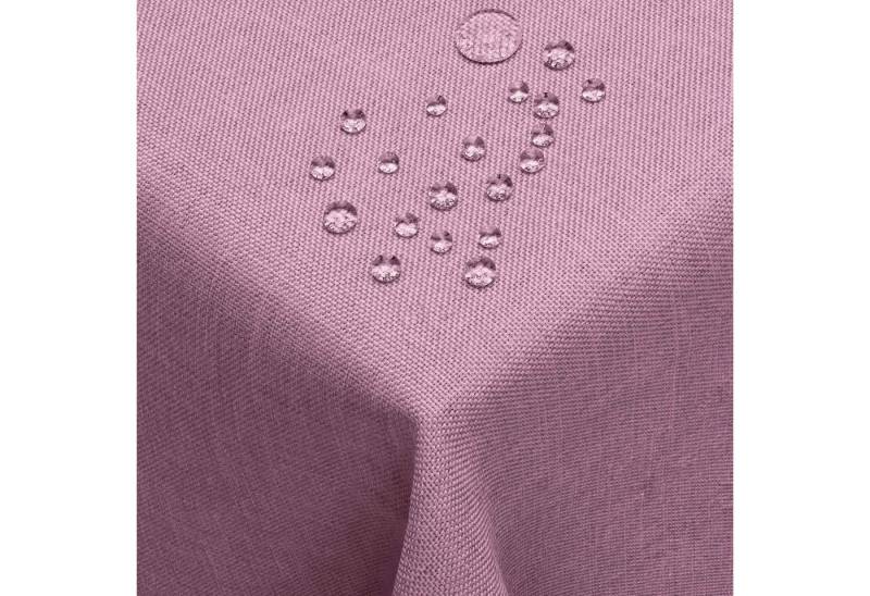 DecoHomeTextil Heimtextilmanufaktur Tischdecke Leinen Optik Tischdecke Tischtuch Abwaschbar Wasserabweisend von DecoHomeTextil Heimtextilmanufaktur