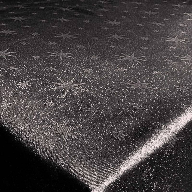 DecoHomeTextil Heimtextilmanufaktur Tischdecke Lurex Sterne Tischläufer Glitzer von DecoHomeTextil Heimtextilmanufaktur