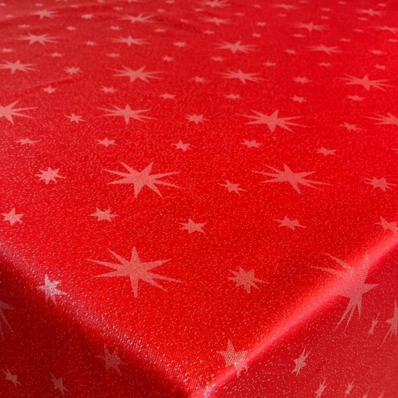 DecoHomeTextil Heimtextilmanufaktur Tischdecke Lurex Sterne Tischläufer Glitzer von DecoHomeTextil Heimtextilmanufaktur