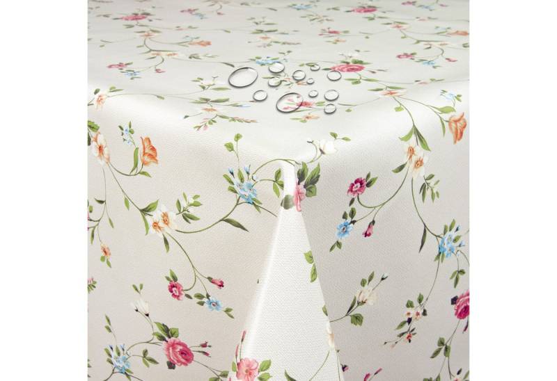 DecoHomeTextil Heimtextilmanufaktur Tischdecke Wachstuch Wachstischdecke Gartentischdecke gefaltet von DecoHomeTextil Heimtextilmanufaktur