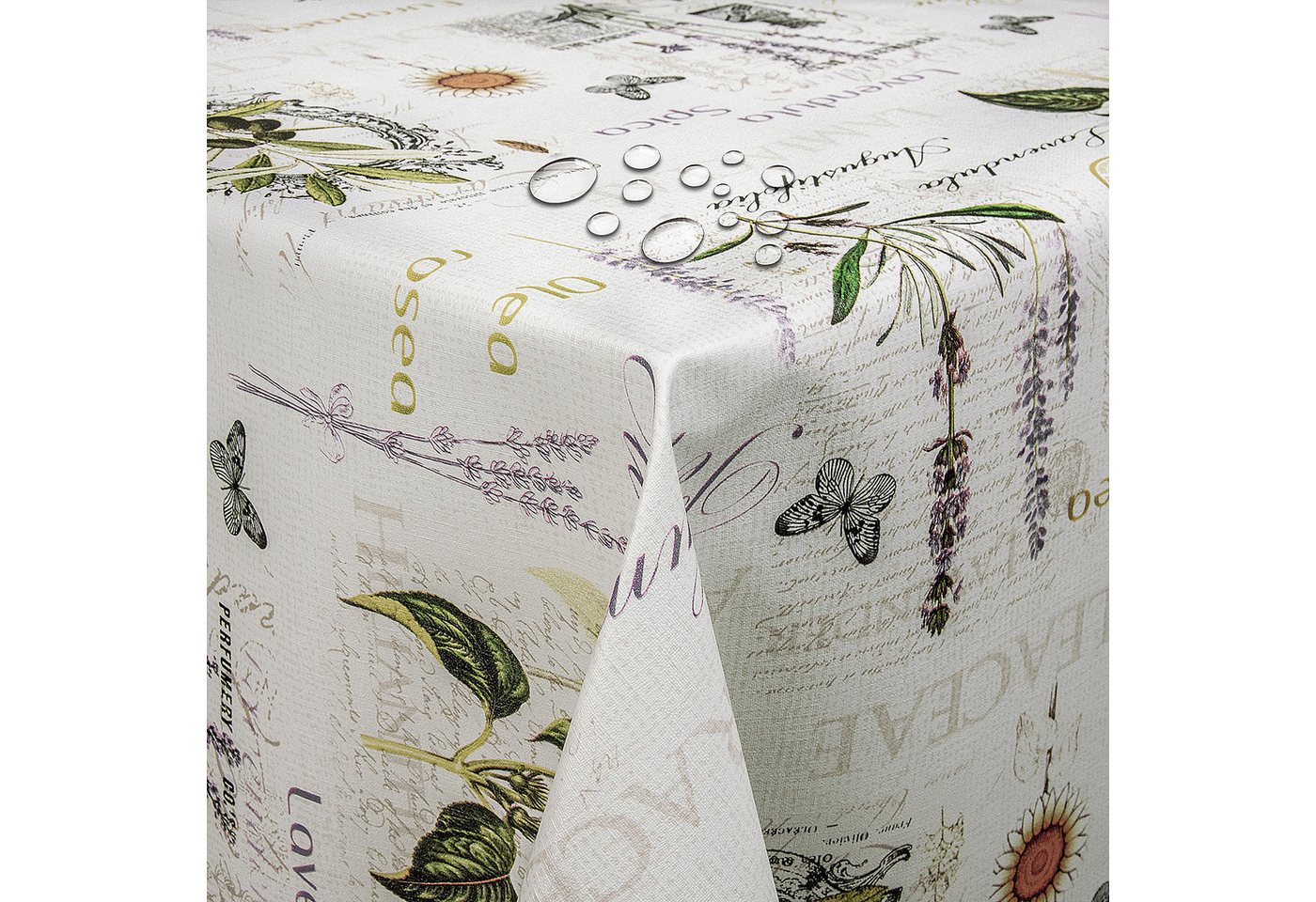 DecoHomeTextil Heimtextilmanufaktur Tischdecke Wachstuch Wachstischdecke Gartentischdecke gefaltet DecoHomeTextil Heimtextilmanufaktur Tischdecke Wachstuch Wachstischdecke Gartentischdecke gefaltet von DecoHomeTextil Heimtextilmanufaktur