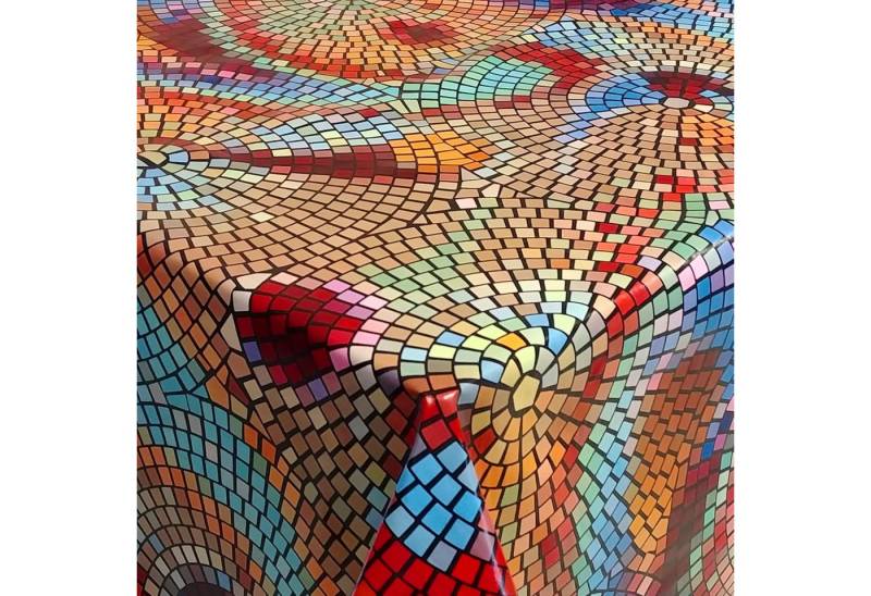 DecoHomeTextil Heimtextilmanufaktur Tischdecke Wachstuch Wachstischdecke Gartentischdecke gefaltet von DecoHomeTextil Heimtextilmanufaktur