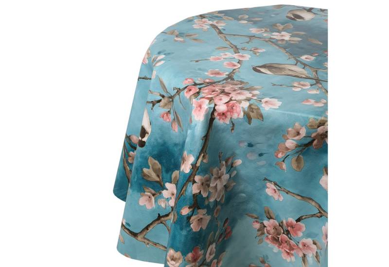 DecoHomeTextil Heimtextilmanufaktur Tischdecke Wachstuch Wachstischdecke Gartentischdecke gefaltet von DecoHomeTextil Heimtextilmanufaktur