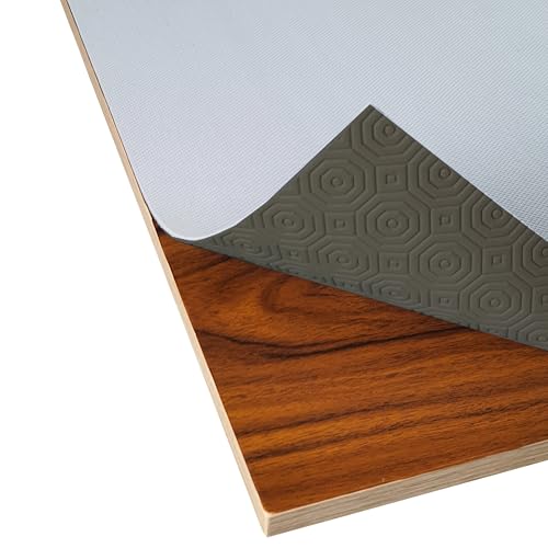 DecoHomeTextil Heimtextilmanufaktur Tischpolster Tischschoner Schutzbelag Größe und Farbe wählbar Eckig 90 x 160 cm Grau Tischschutz Molton Auflage Schoner Unterlage von DecoHomeTextil Heimtextilmanufaktur
