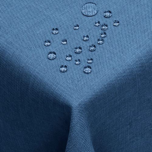 DecoHomeTextil Leinen Optik Farbe Größe wählbar - Eckig 110 x 180 BZW.180x110 BZW. 110x180 cm Dunkelblau mit Lotus Effekt Tischdecke mit Fleckschutz Dunkelblau TD Eckig DecoHomeTextil Leinen Optik Farbe Größe wählbar - Eckig 110 x 180 BZW.180x110 BZW. 110x180 cm Dunkelblau mit Lotus Effekt Tischdecke mit Fleckschutz Dunkelblau TD Eckig von DecoHomeTextil Heimtextilmanufaktur