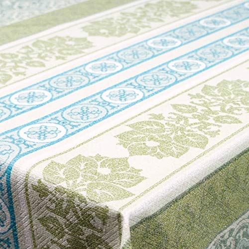 Garden Classic Gartentischdecke Tischdecke Klassisch Grün Breite & Größe wählbar 160 x 280 cm Eckig abwaschbar von DecoHomeTextil Heimtextilmanufaktur