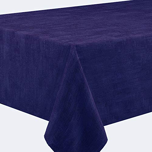 Gartentischdecke Tischdecke Sabrina Eckig Lila 160 x 260 cm mit Lotus Effekt Größe & Farbe wählbar von DecoHomeTextil Heimtextilmanufaktur