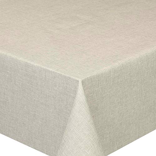 PEY Meterware Stoff Tischdecke Leinenstruktur Lotus Effekt Abwaschbar Beige Sand Breite & Länge wählbar 130 x 210 cm PEY Meterware Stoff Tischdecke Leinenstruktur Lotus Effekt Abwaschbar Beige Sand Breite & Länge wählbar 130 x 210 cm von DecoHomeTextil Heimtextilmanufaktur
