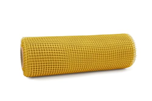 Sizonet® Tencel™ Lyocell Tischläufer Tischband Senfgelb 30cm x 5m Dekoration Dekor von DecoHomeTextil Heimtextilmanufaktur