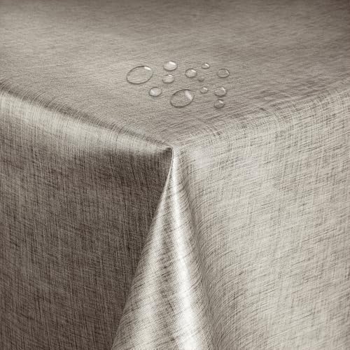 Tischdecke 100% Polyester mit Antirutsch-Funktion Uni Grau Rechteckig 120 x 180 cm Tischwäsche Tischdecke 100% Polyester mit Antirutsch-Funktion Uni Grau Rechteckig 120 x 180 cm Tischwäsche von DecoHomeTextil Heimtextilmanufaktur