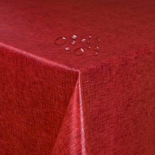 Tischdecke 100% Polyester mit Antirutsch-Funktion Uni Rot Rechteckig 90 x 150 cm Tischwäsche Tischdecke 100% Polyester mit Antirutsch-Funktion Uni Rot Rechteckig 90 x 150 cm Tischwäsche von DecoHomeTextil Heimtextilmanufaktur