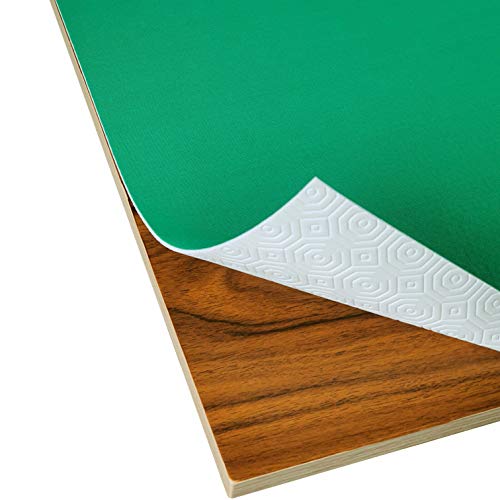 DecoHomeTextil Heimtextilmanufaktur Tischpolster Tischschoner Schutzbelag Größe und Farbe wählbar Eckig 90 x 160 cm Poker Grün Tischschutz Molton Auflage Schoner Unterlage von DecoHomeTextil Heimtextilmanufaktur