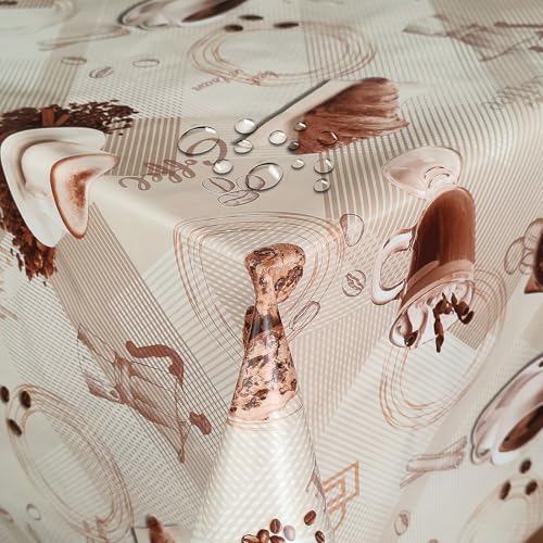 Wachstuch Wachstischdecke Tischdecke Croissant Coffee Cookie Quadratisch 100 x 100 cm abwischbar Wachstuch Wachstischdecke Tischdecke Croissant Coffee Cookie Quadratisch 100 x 100 cm abwischbar von DecoHomeTextil Heimtextilmanufaktur