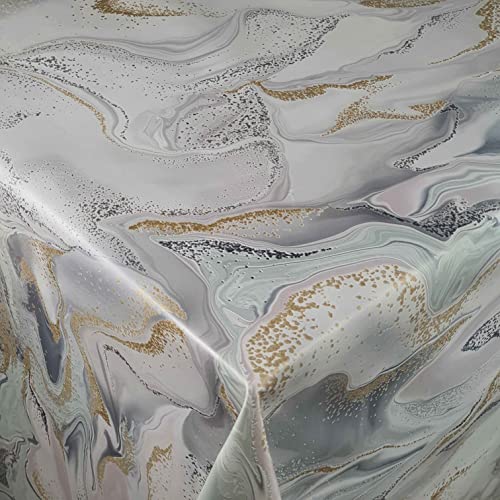 Wachstuch Wachstischdecke Tischdecke Gartentischdecke Größe wählbar Sahara Gold Eckig 140 x 350 cm abwaschbar von DecoHomeTextil Heimtextilmanufaktur