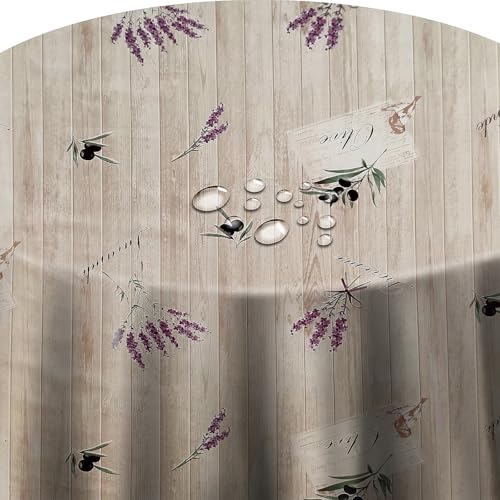 Wachstuch Wachstischdecke Tischdecke Olive Lavender Wood Oval 130 x 220 cm abwischbar Wachstuch Wachstischdecke Tischdecke Olive Lavender Wood Oval 130 x 220 cm abwischbar von DecoHomeTextil Heimtextilmanufaktur