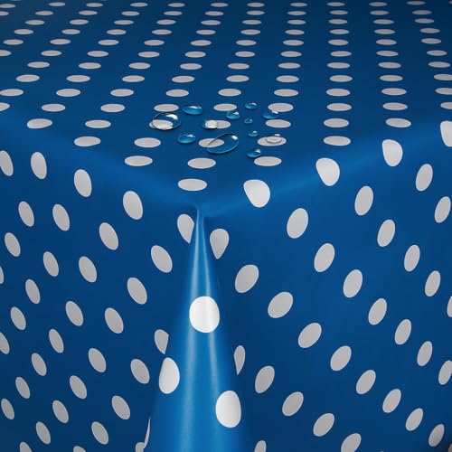 Wachstuch Wachstischdecke Tischdecke Punkte Blau 80 x 80 cm (Quadratisch) abwischbar Wachstuch Wachstischdecke Tischdecke Punkte Blau 80 x 80 cm (Quadratisch) abwischbar von DecoHomeTextil Heimtextilmanufaktur