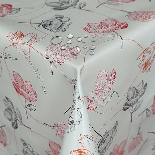 Wachstuch Wachstischdecke Tischdecke Rosen Flower Weiß Rechteckig 130 x 180 cm abwischbar Wachstuch Wachstischdecke Tischdecke Rosen Flower Weiß Rechteckig 130 x 180 cm abwischbar von DecoHomeTextil Heimtextilmanufaktur
