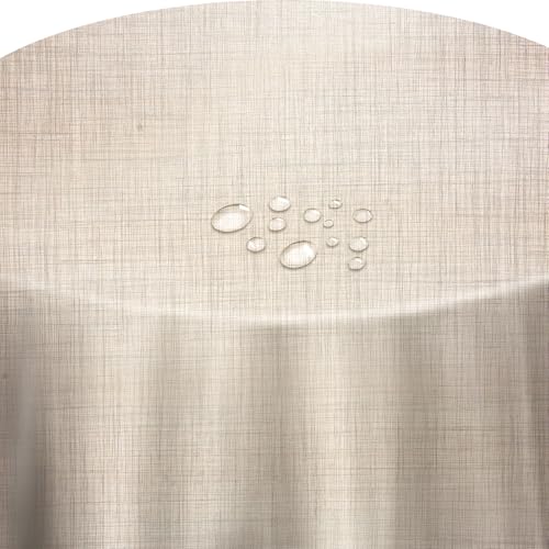 d-c-fix Wachstuch Leinen Look RUND OVAL Farbe & Größe wählbar Oval ca. 140 x 200 cm Champagner abwaschbare Tischdecke d-c-fix Wachstuch Leinen Look RUND OVAL Farbe & Größe wählbar Oval ca. 140 x 200 cm Champagner abwaschbare Tischdecke von DecoHomeTextil Heimtextilmanufaktur