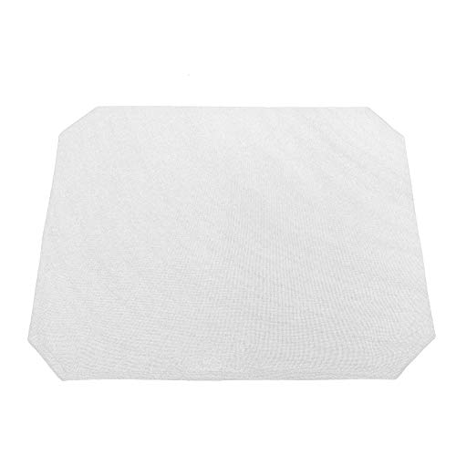 DecoHomeTextil Leinen Optik Tischset Platzset mit Saumrand 2er-Set 35 x 50 cm Weiß abwaschbar, pflegeleicht, wasserabweisend von DecoHomeTextil