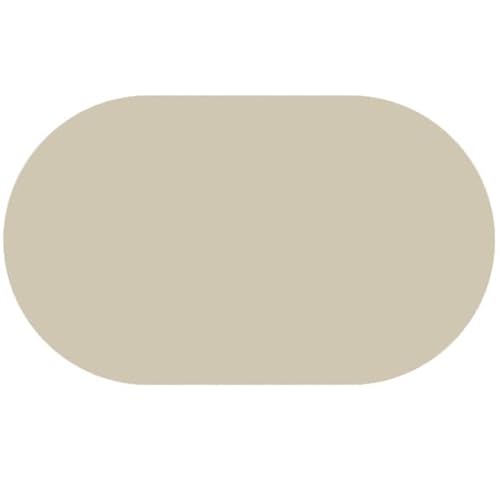 Lacktischdecke Tischdecke Wachstuch Wachstischdecke Rund Oval Größe und Farbe wählbar Beige Rosa Oval 130 x 180 cm abwaschbare Gartentischdecke von DecoHomeTextil