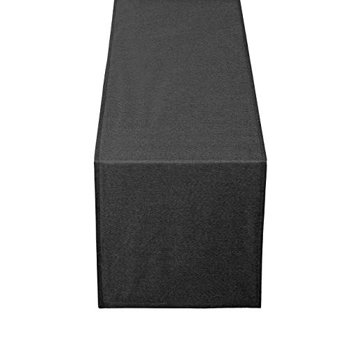 Leinen Optik Tischläufer Läufer Eckig 40 x 100 cm Grau Anthrazit Abwaschbar Wasserabweisend Fleckschutz Pflegeleicht mit Saumrand Leinen Optik Tischläufer Läufer Eckig 40 x 100 cm Grau Anthrazit Abwaschbar Wasserabweisend Fleckschutz Pflegeleicht mit Saumrand von DecoHomeTextil Heimtextilmanufaktur