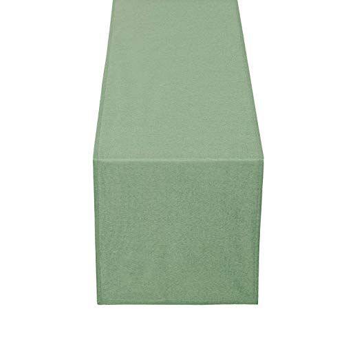 Leinen Optik Tischläufer Läufer Eckig 40 x 100 cm Hellgrün / Grün Abwaschbar Wasserabweisend Fleckschutz Pflegeleicht mit Saumrand Leinen Optik Tischläufer Läufer Eckig 40 x 100 cm Hellgrün / Grün Abwaschbar Wasserabweisend Fleckschutz Pflegeleicht mit Saumrand von DecoHomeTextil Heimtextilmanufaktur