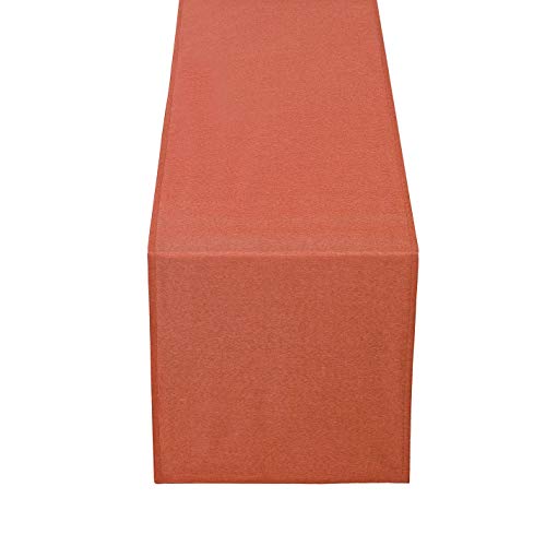 Leinen Optik Tischläufer Läufer Eckig 40 x 140 cm Orange Abwaschbar Wasserabweisend Fleckschutz Pflegeleicht mit Saumrand Leinen Optik Tischläufer Läufer Eckig 40 x 140 cm Orange Abwaschbar Wasserabweisend Fleckschutz Pflegeleicht mit Saumrand von DecoHomeTextil Heimtextilmanufaktur