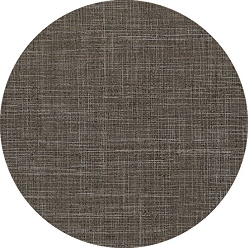 d-c-fix Wachstuch Leinen Look RUND OVAL Farbe & Größe wählbar Rund 100 cm Braun abwaschbare Tischdecke von DecoHomeTextil