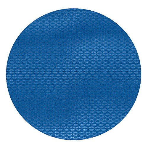 Klassische Tischdecke Gartentischdecke Milano Raute Rund Oval Größe und Farbe wählbar Rund 100 cm Blau abwaschbare Tischdecke von DecoHometextil