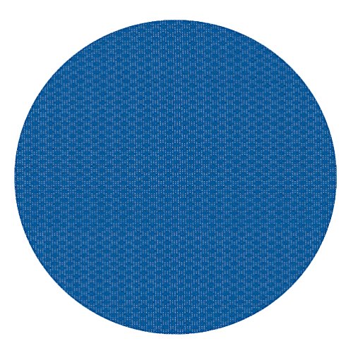 Klassische Tischdecke Gartentischdecke Milano Raute Rund Oval Größe und Farbe wählbar Rund 80 cm Blau abwaschbare Tischdecke von DecoHometextil