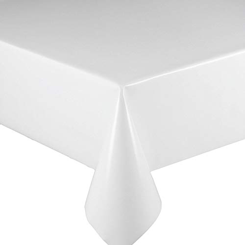 Lacktischdecke Wachstuch Wachstischdecke Tischdecke Gartentischdecke Weiß Breite & Länge wählbar 110 x 210 cm Eckig abwaschbar Lacktischdecke Wachstuch Wachstischdecke Tischdecke Gartentischdecke Weiß Breite & Länge wählbar 110 x 210 cm Eckig abwaschbar von DecoHomeTextil Heimtextilmanufaktur