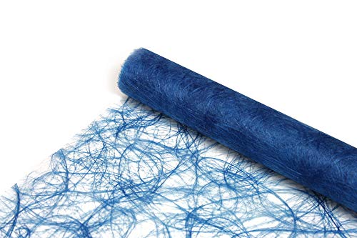 Sizoweb Tischläufer Tischband Dekoration Dekor Breite 30 cm Rollenlänge und Farbe wählbar Blau 5 Meter von DecoHomeTextil Heimtextilmanufaktur
