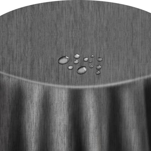Wachstuch Robuste Leinen Prägung Rund Oval Größe & Farbe wählbar Oval 130 x 200 cm Grau Anthrazit abwaschbare Tischdecke Wachstuch Robuste Leinen Prägung Rund Oval Größe & Farbe wählbar Oval 130 x 200 cm Grau Anthrazit abwaschbare Tischdecke von DecoHomeTextil Heimtextilmanufaktur