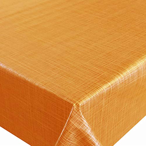 Wachstuch Wachstischdecke Tischdecke Gartentischdecke Breite und Länge wählbar d-c-fix Leinen Look Orange 110 x 260 cm Eckig abwaschbar Wachstuch Wachstischdecke Tischdecke Gartentischdecke Breite und Länge wählbar d-c-fix Leinen Look Orange 110 x 260 cm Eckig abwaschbar von DecoHomeTextil Heimtextilmanufaktur