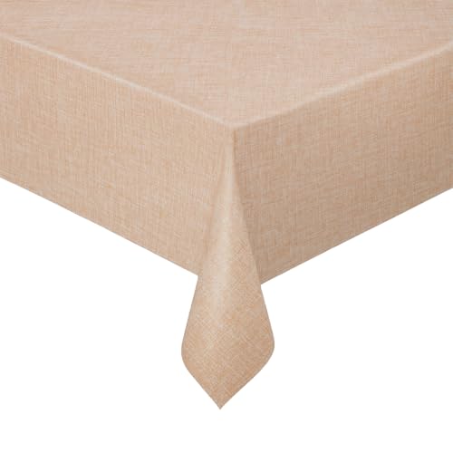 Wachstuch Wachstischdecke Tischdecke Gartentischdecke Lack Leinen Braun Rechteckig 120 x 160 cm abwaschbar Wachstuch Wachstischdecke Tischdecke Gartentischdecke Lack Leinen Braun Rechteckig 120 x 160 cm abwaschbar von DecoHomeTextil Heimtextilmanufaktur