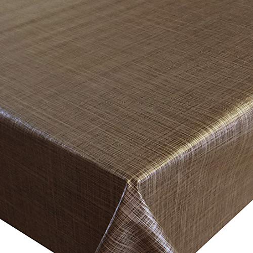 d-c-fix Wachstuch Wachstischdecke Tischdecke Gartentischdecke Leinen Look Braun Breite & Länge wählbar 130 x 320 cm Eckig abwaschbar d-c-fix Wachstuch Wachstischdecke Tischdecke Gartentischdecke Leinen Look Braun Breite & Länge wählbar 130 x 320 cm Eckig abwaschbar von DecoHomeTextil Heimtextilmanufaktur