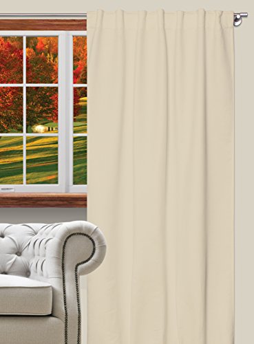 DecoKing 140x245 cm beige Vorhang Blickdicht Fensterdekoration Gardine Schlaufenschal Wildleder Optik von DecoKing