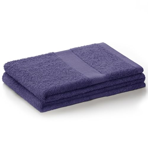 DecoKing Badetuch 70x140 cm violett Baumwolle Bambus Viskose saugfähig antibakteriell Bamboo Bamby Pflaume Violet Plum von DecoKing