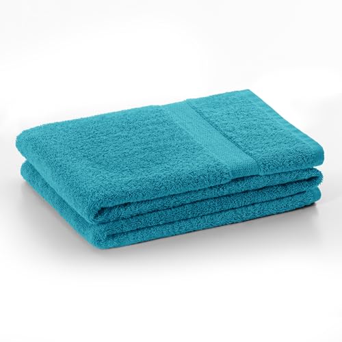 DecoKing Handtuch 50x100 cm Baumwolle Qualität 525g/m² türkis saugfähig Marina DecoKing Handtuch 50x100 cm Baumwolle Qualität 525g/m² türkis saugfähig Marina von DecoKing