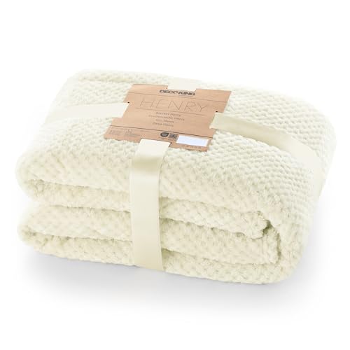 DecoKing Kuscheldecke 170x210 cm Creme Decke Microfaser Wohndecke Tagesdecke Fleece weich sanft kuschelig skandinavischer Stil Ecru Henry DecoKing Kuscheldecke 170x210 cm Creme Decke Microfaser Wohndecke Tagesdecke Fleece weich sanft kuschelig skandinavischer Stil Ecru Henry von DecoKing