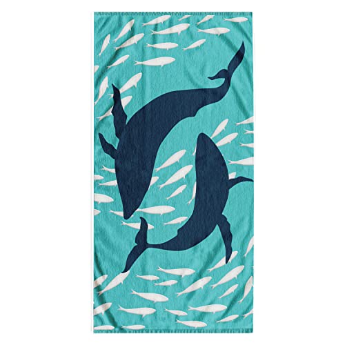 DecoKing Strandtuch groß 90x180 cm Strandlaken 100% Baumwolle Frottee Velours Badetuch Pflegeleicht weich und saugfähig Schnelltrocknendes Strand Handtuch blau dunkelblau weiß Dolphin DecoKing Strandtuch groß 90x180 cm Strandlaken 100% Baumwolle Frottee Velours Badetuch Pflegeleicht weich und saugfähig Schnelltrocknendes Strand Handtuch blau dunkelblau weiß Dolphin von DecoKing