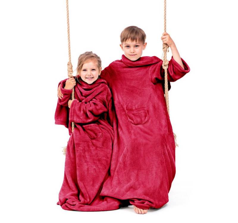 Kinderdecke Ärmeldecke Lazykids für Kinder - Kuscheldecke mit Ärmeln, DecoKing von DecoKing