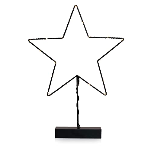 DecoKing LED Deko Weihnachten Metall Stern Beleuchtung Luna Star von DecoKing