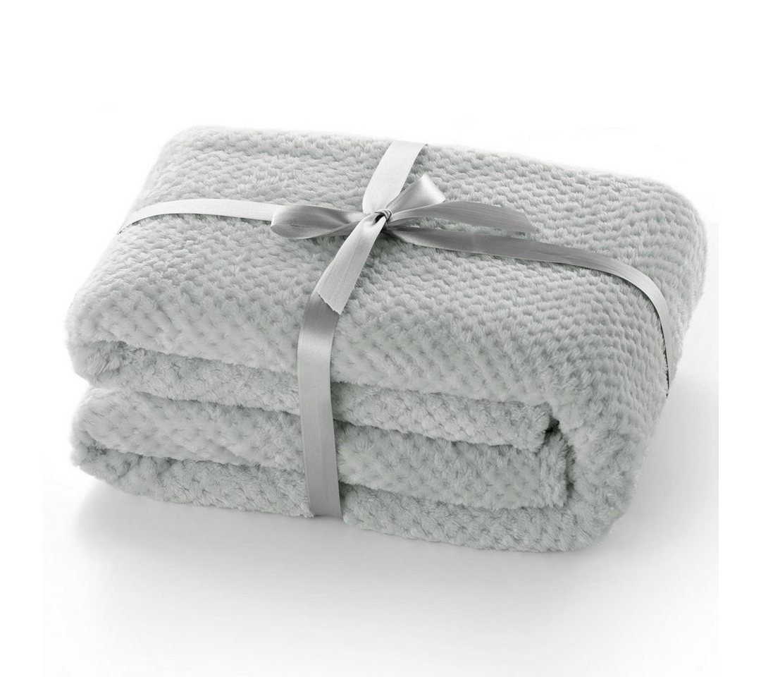 Wohndecke Decke Microfaser Wohndecke Tagesdecke Fleece, DecoKing, weich sanft kuschelig skandinavischer Stil von DecoKing