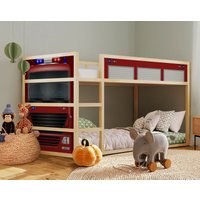 Aufkleber Set Für Ikea Kura Bett - Feuerwehr Motiv Einfach Anzubringen Und Zu Entfernen von DecoLandiaPrints